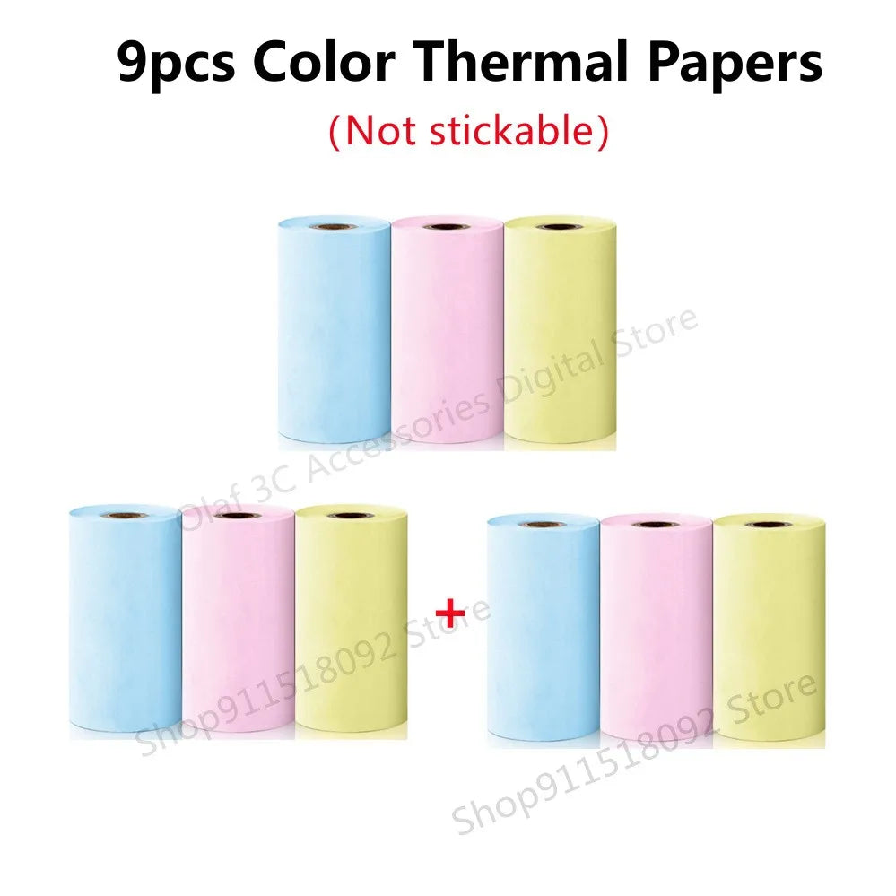Meow Mini Label Printer Thermal Portable Printers Stickers Paper Inkless Wireless Impresora Portátil 200dpi Android IOS 57mm