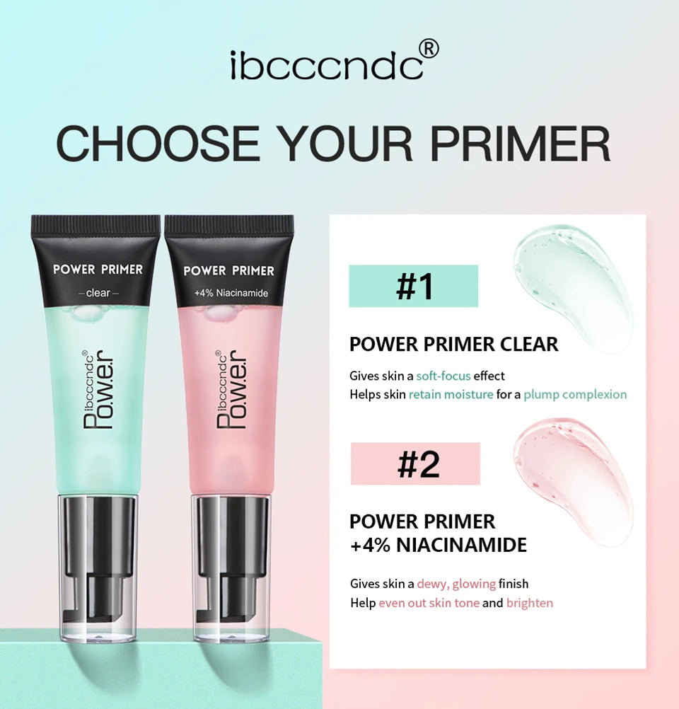 Power Grip Highly Moisturizing Makeup Base Isolation Primer Refreshing Easy To Absorb Invisible Pore Colorless Natural Makeup