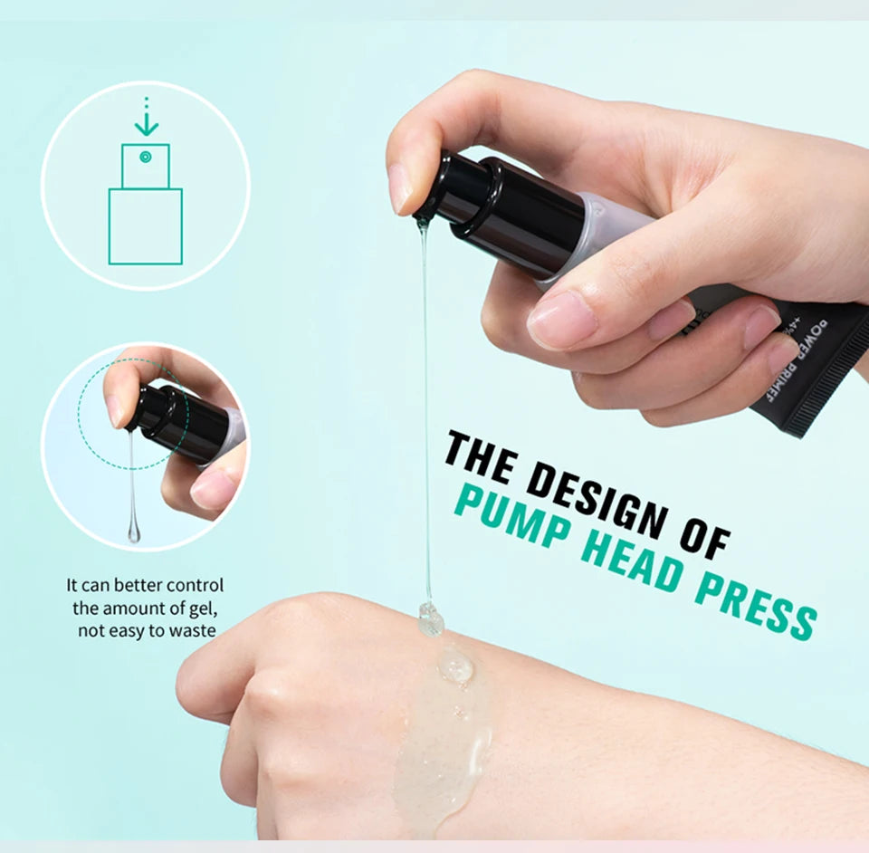 Power Grip Highly Moisturizing Makeup Base Isolation Primer Refreshing Easy To Absorb Invisible Pore Colorless Natural Makeup