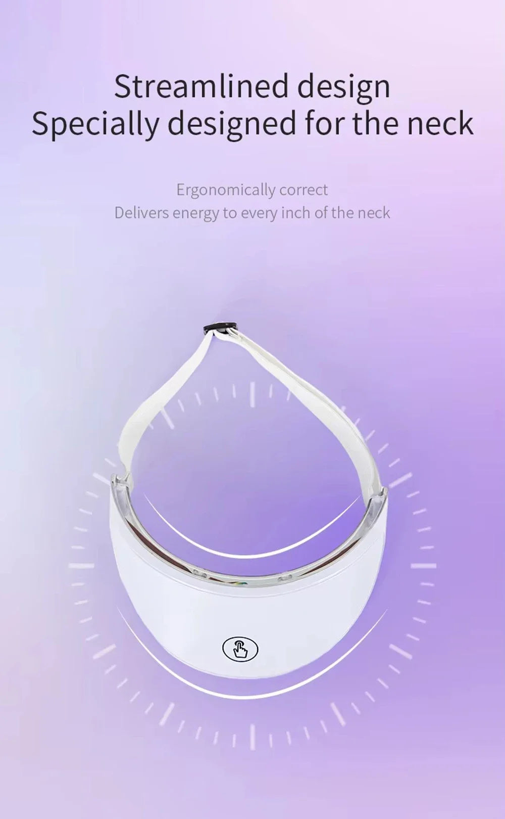 2025 Neck LED Mask 7 Colors Photon Anti-Wrinkle Skin Brightening Neck Beauty Mask Skin Tightening Neck Wrinkle Remover Skin Care
