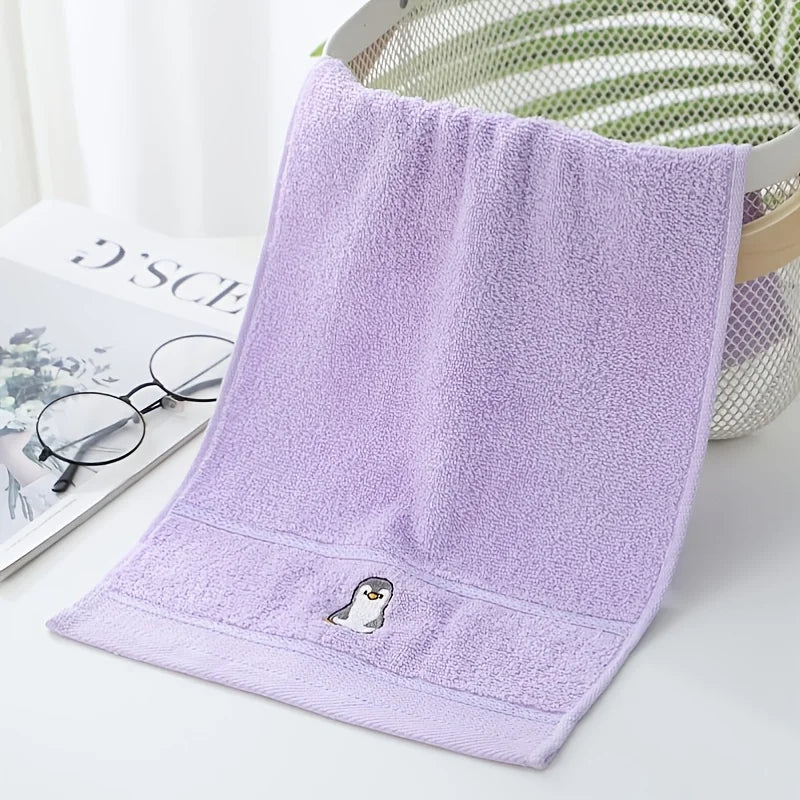 Large Children's Cartoon Animal Primary Baby School Students Face Towel Soft Absorbent Household Bath Towels for Baby Kids Gift