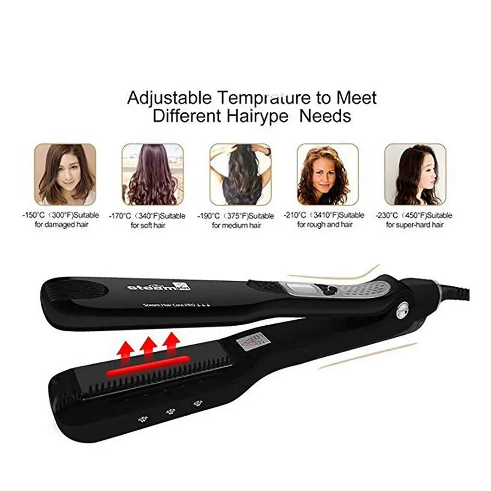 Steam Straightener Multi-function Straight Hair Splint Curling Stick Straight Curling Dual-use Spray Straight Clip