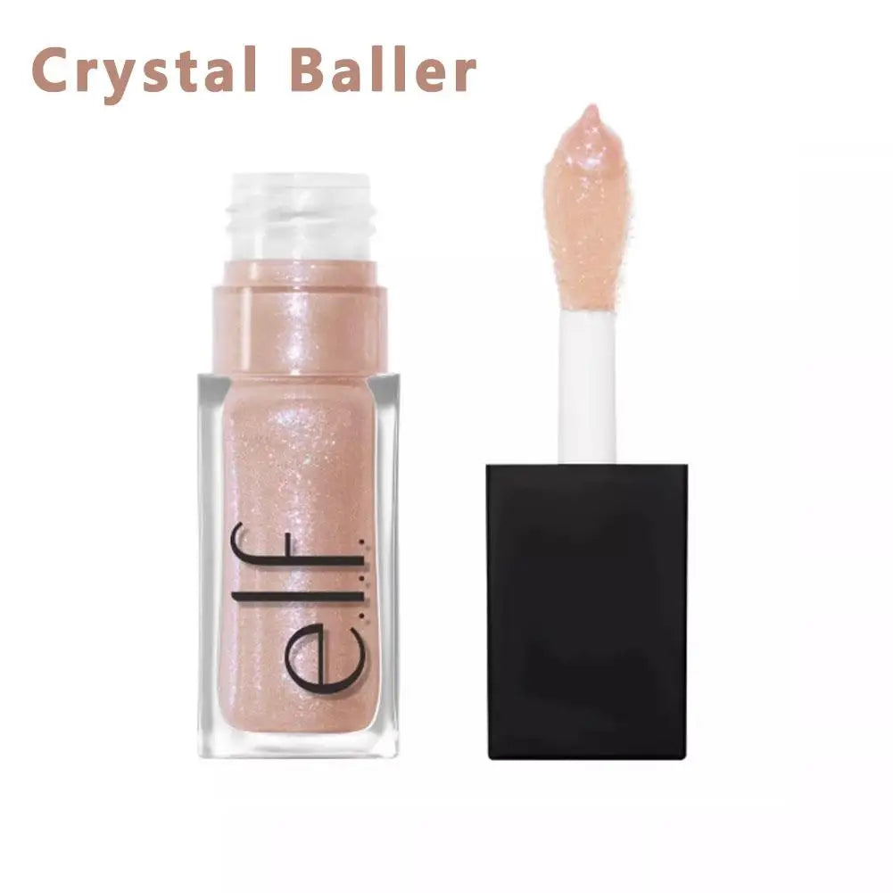 Glow Reviver Lip Oil High Shine Pearl Lip Glaze Glitter Moisturizing, Quick-Drying Non-staining Long Lasting