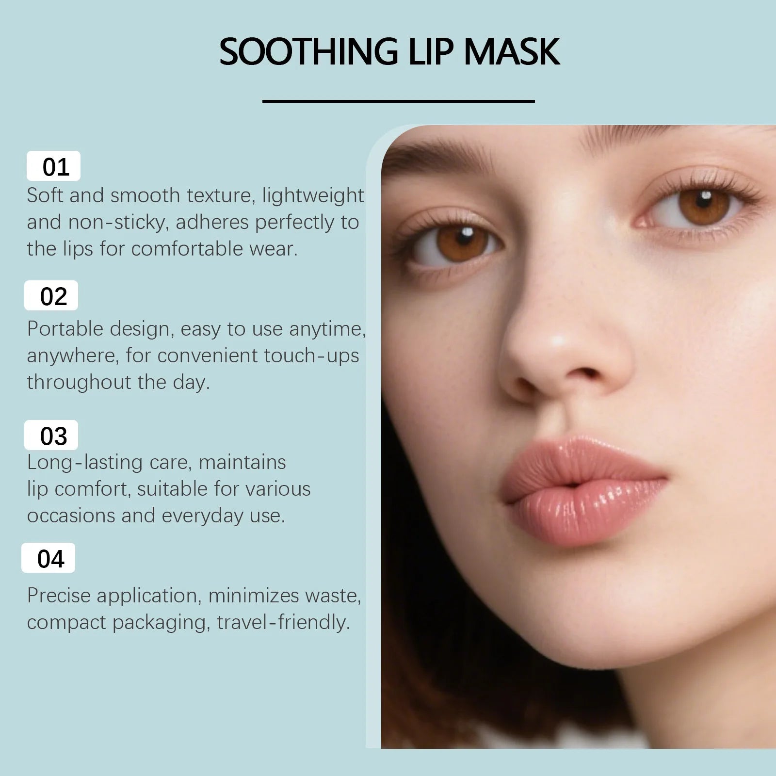 Lip Mask Repair Cracking Skin Treatment Exfoliating Remove Dark Lips Improve Dryness Lip Hydration Lightweight Nourishing Care