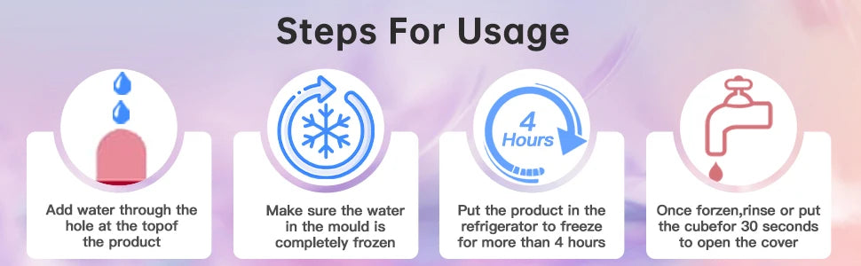 Ice Face Roller Silicone Ice Roller For Face and Eyes Puffiness Relief Reusable Facial Ice Mold Skin Care Beauty Tools For Women