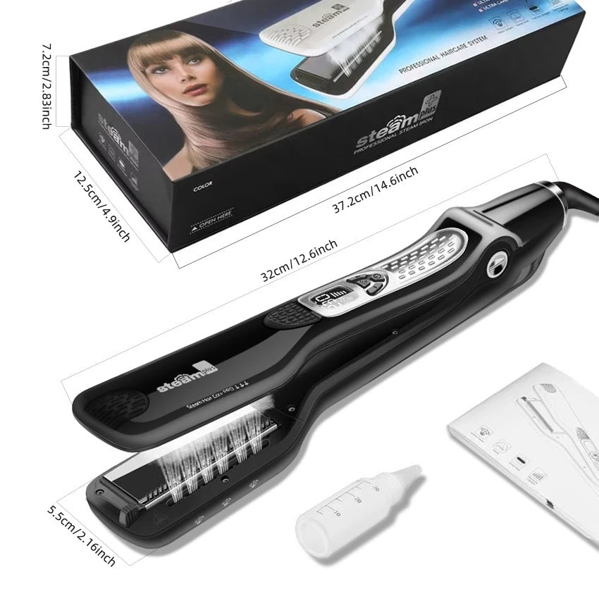 Steam Straightener Multi-function Straight Hair Splint Curling Stick Straight Curling Dual-use Spray Straight Clip