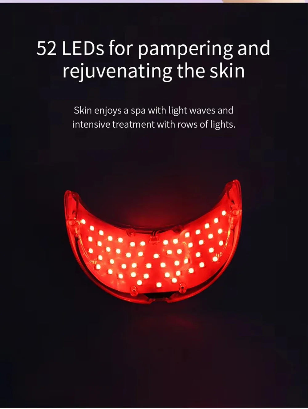 2025 Neck LED Mask 7 Colors Photon Anti-Wrinkle Skin Brightening Neck Beauty Mask Skin Tightening Neck Wrinkle Remover Skin Care