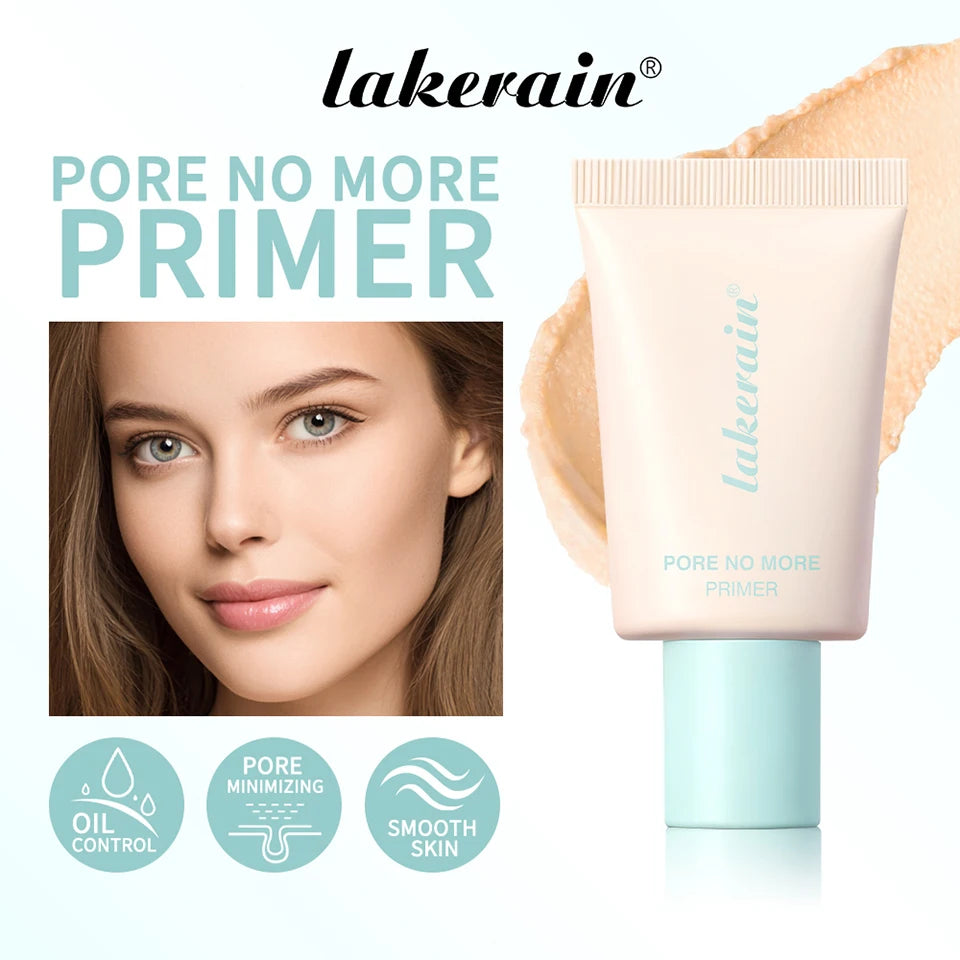 Pore No More Primer Base Makeup Matte Finish Primer Water & Sweat Resistant Long Lasting Oil Control won't cause acne Cosmetics