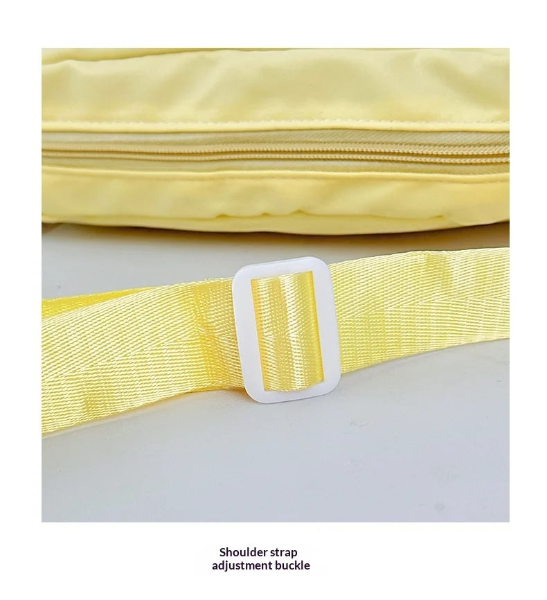 Japan and South Korea Cute Small Bag Female anime Pain Bag Pure Color Small Fresh Student Korean Simple Bag Crossbody Bag Female