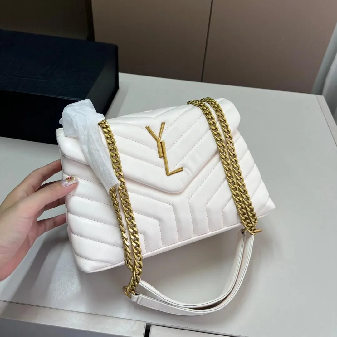 Designer Shoulder Luxury Woman Fashion Handbag Classic Womens Printed Retro Sweet Outdoors Purse Underarm Bag yslbags yslcross b