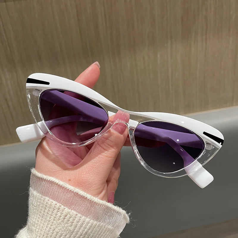New Fashion Cat Eye Sunglasses Women Vintage Shades Brand Designer Gafas Luxury Sun Glasses UV400 Eyewear Oculos
