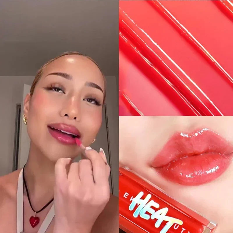 Fenty Beauty Lip Glow Long Lasting Waterproof Moisturizing Shiny Plumping Non-Sticky Glossy Lip Makeup for Daily Party Beauty