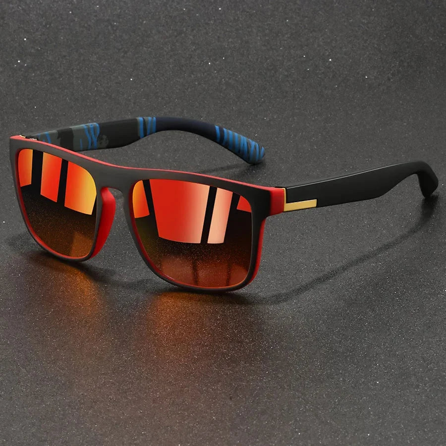Fashion Vintage Square Sunglasses Men Women Fishing Driving Man Luxury Brand Designer Sun Glasses Anti-Glare Retro Eyewear UV400