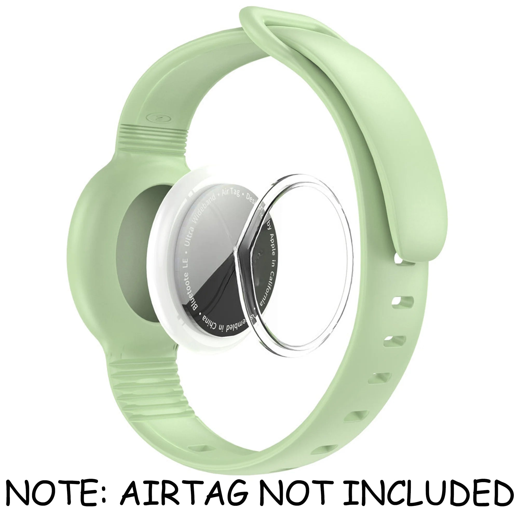 Waterproof Airtag Bracelet for Kids Soft Nylon Hidden Air Tag Wristband Full Cover Lightweight  Band for Toddler Child