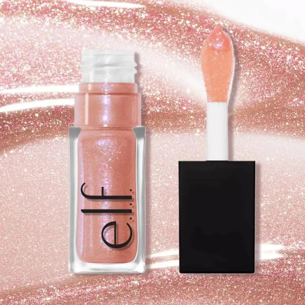 Glow Reviver Lip Oil High Shine Pearl Lip Glaze Glitter Moisturizing, Quick-Drying Non-staining Long Lasting