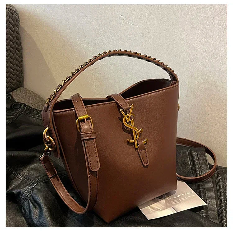 2026 Summer New! Light - Luxury Women's Bucket Bag - High - End Niche Design, Stylish Shoulder Messenger for All Occasions