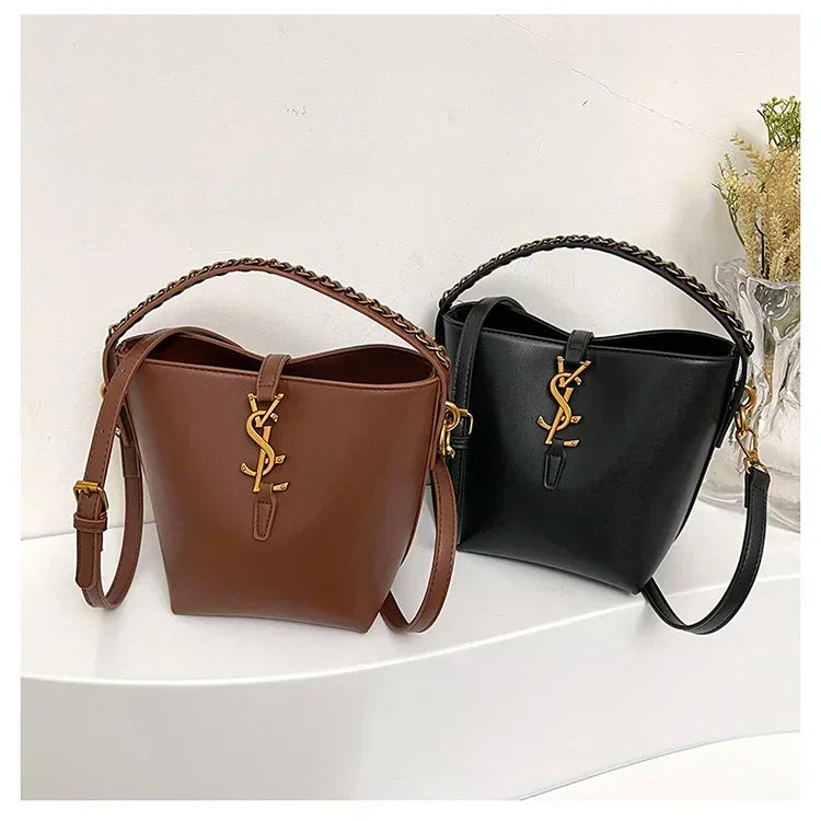 2026 Summer New! Light - Luxury Women's Bucket Bag - High - End Niche Design, Stylish Shoulder Messenger for All Occasions