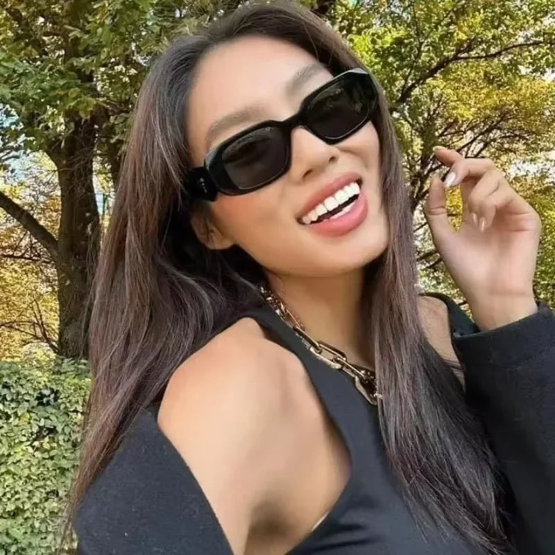 1pc 2026 Trendy Square Sunglasses for Men & Women, UV Protection, Polarized Lens, Fashion Designer Shades, Classic Frame