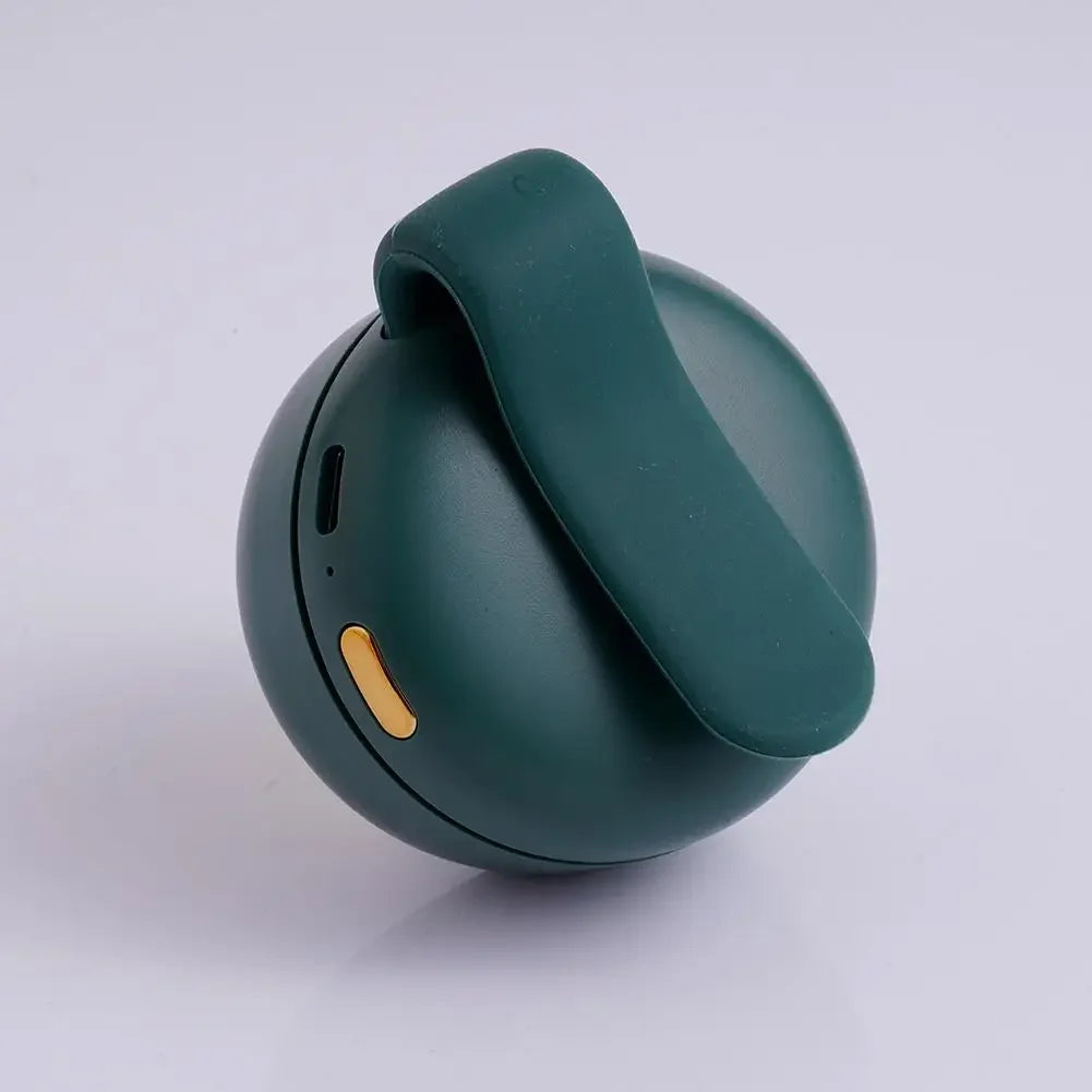 Portable Silent Bladeless Electric Fan Mini Clip On Waist Whirlwind Fan Summer Outdoor Gym Fast Cooling Rechargeable Fan