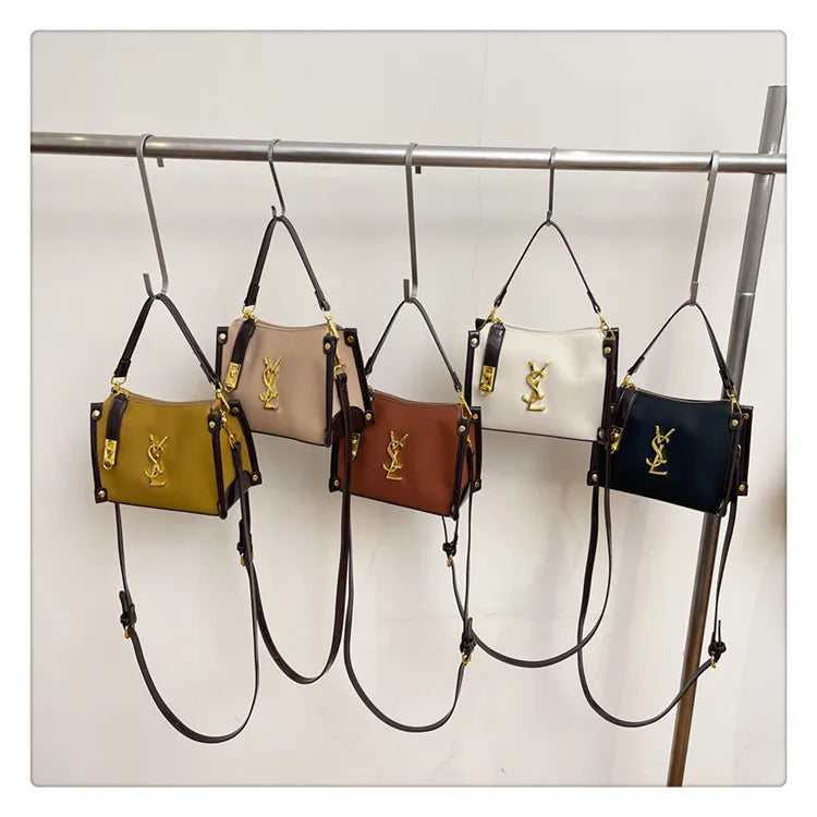 2026 New Korean Style Retro Mini Square Crossbody Bag Shoulder Top Handle Purse Textured Everyday Tote for Women