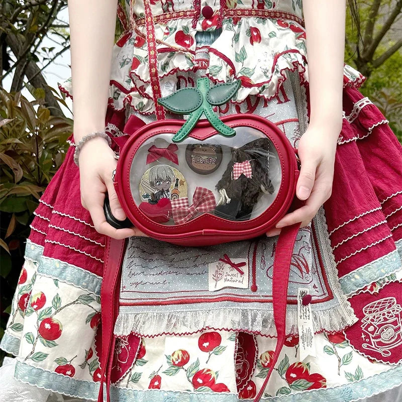 Creative Women's Ita Bag,original Cute Kawaii Ita Backpack,apple Five Pointed Star Street Fashion Harajuku Girl Crossbody Bag