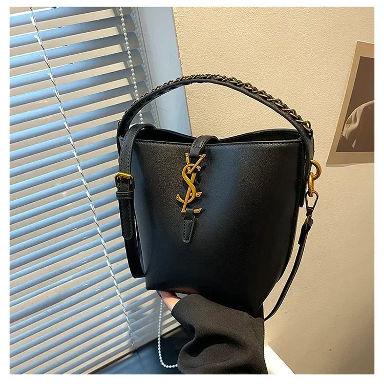 2026 Summer New! Light - Luxury Women's Bucket Bag - High - End Niche Design, Stylish Shoulder Messenger for All Occasions