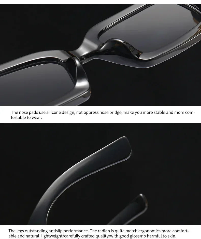 2026 New Retro Square Sunglasses for Women Men Flower Decoration Fashion Ladies Sun Glasses Ins Hot Shading Eyewear UV400