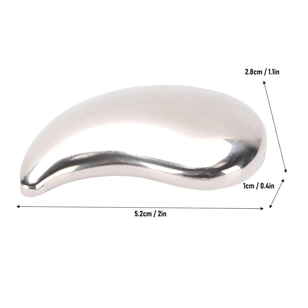 EMS Redlight Eye Massage and Stainless Steel Cooling Eye Pad Eyes Beauty Device for Puffy Eyes Reduce Bags & Dark Circles