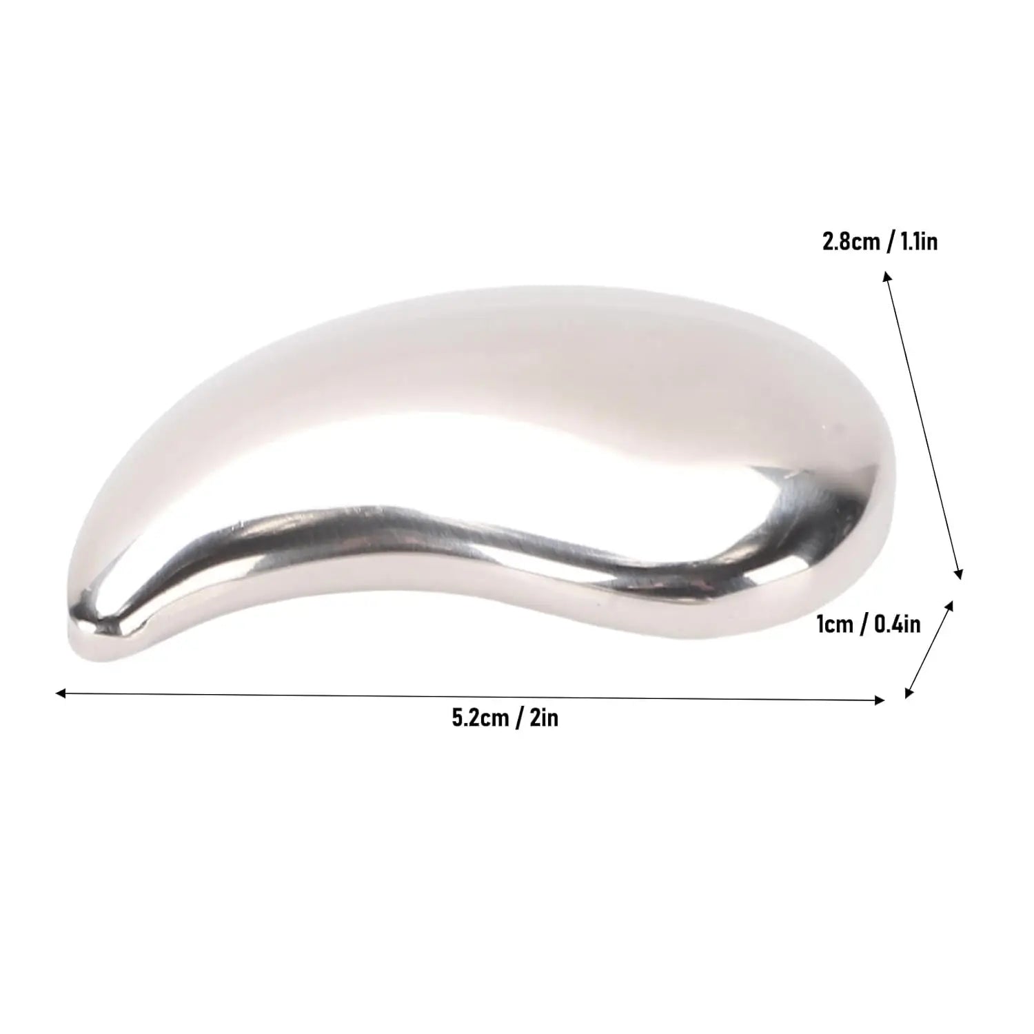 EMS Redlight Eye Massage and Stainless Steel Cooling Eye Pad Eyes Beauty Device for Puffy Eyes Reduce Bags & Dark Circles