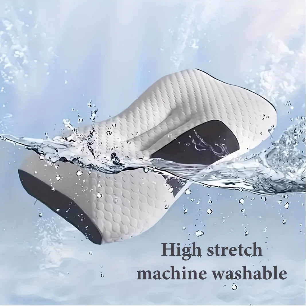 1pc/2pcs Soft Neck Pillow,  Adjustable Ergonomic Orthopedic Contour Support, High Quality Pillow Core, For Sleeping Comfort
