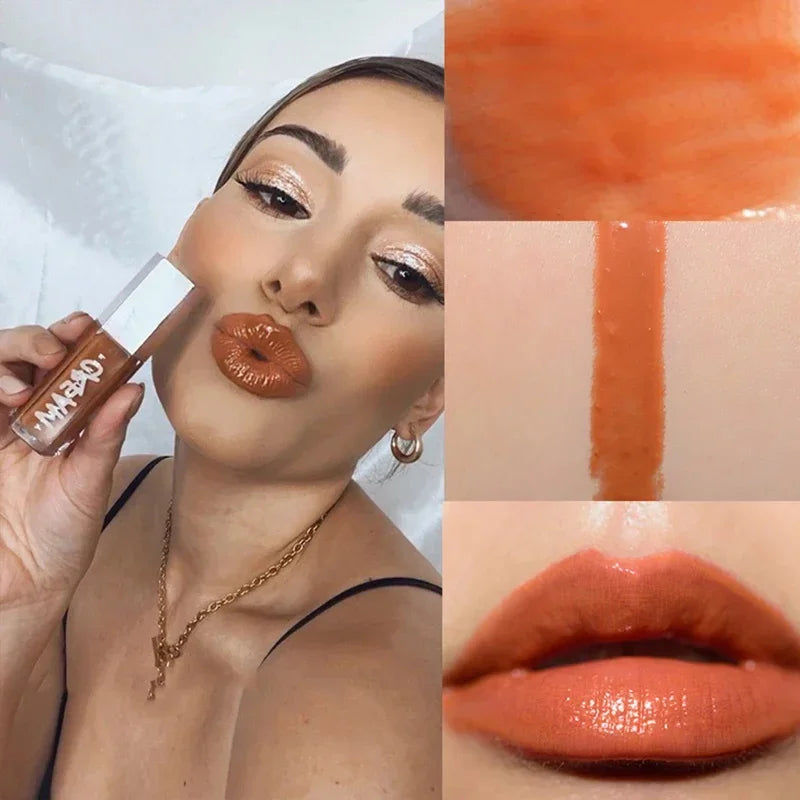 Fenty Beauty Lip Glow Long Lasting Waterproof Moisturizing Shiny Plumping Non-Sticky Glossy Lip Makeup for Daily Party Beauty