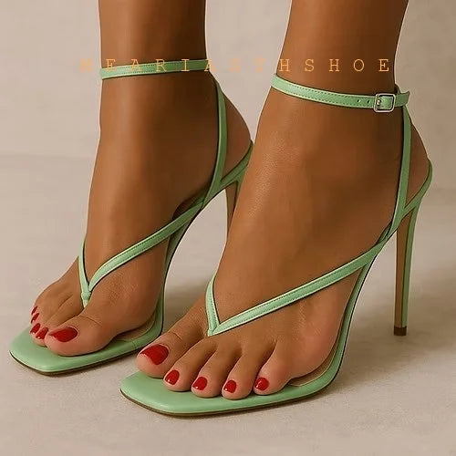 Summer Fashion Jelly  leather Clip Toe Transparent Sandals Women Party Dress Shoes Perspex Clear High Heels Sah Heels Plus Size