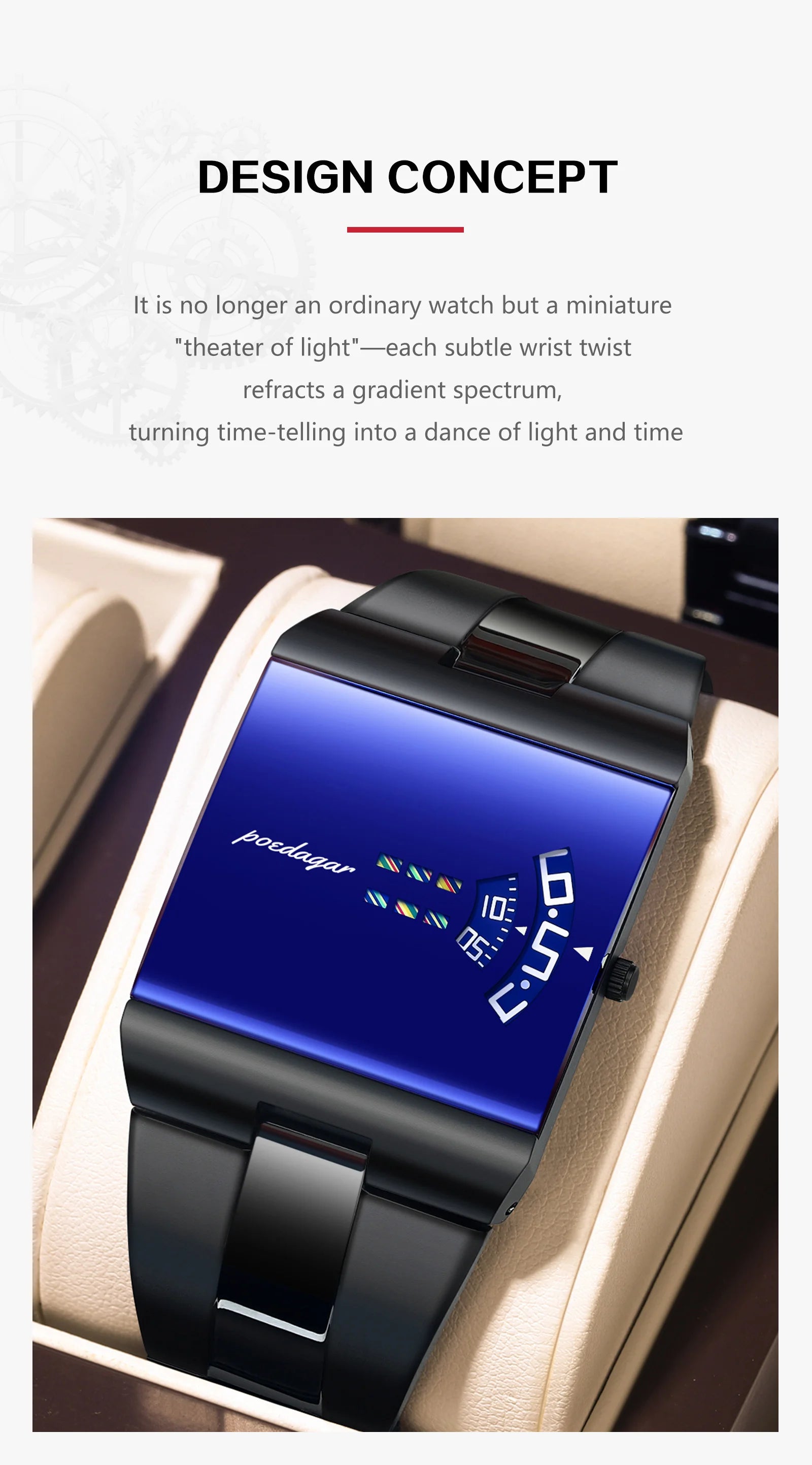 POEDAGAR Top Unique Men Clock Waterproof Fashion Casual Man Wristwatch Stainless Steel Original Sport Quartz Men's Watches Reloj