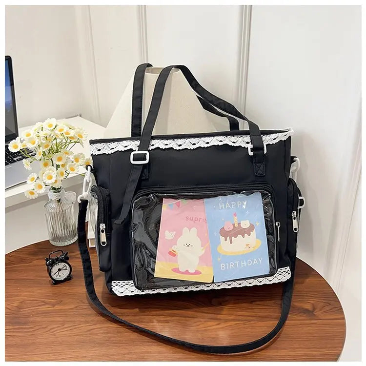 Ballet Girl Large Appetite Itabag Japanese Two-Dimension Single Shoulder Crossbody Bag Gift For Friends Women'S Handbag