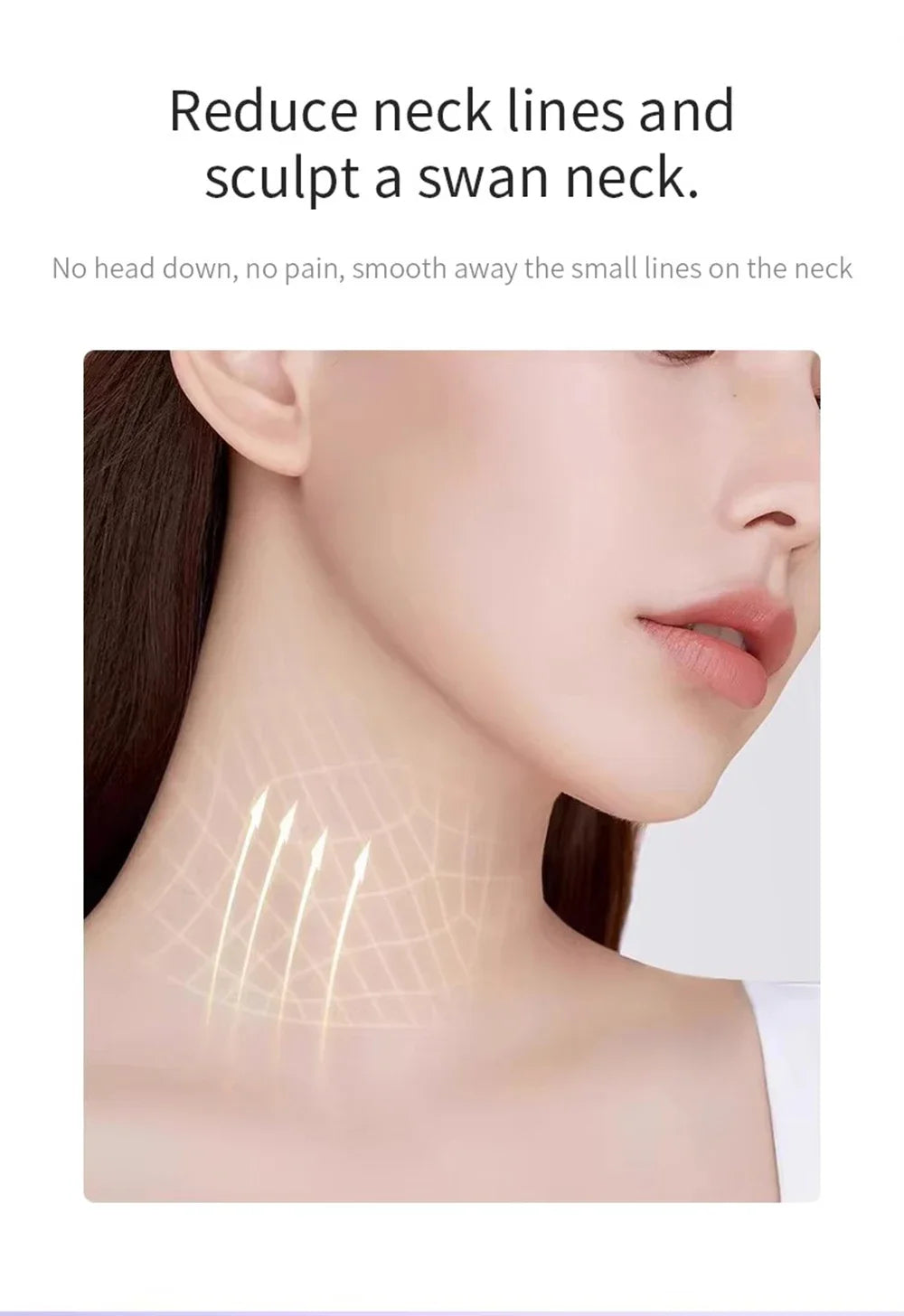 2025 Neck LED Mask 7 Colors Photon Anti-Wrinkle Skin Brightening Neck Beauty Mask Skin Tightening Neck Wrinkle Remover Skin Care