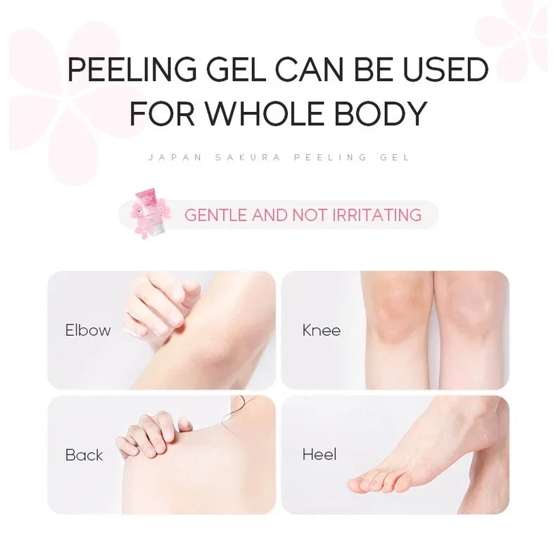 LAIKOU Sakura Peeling Gel Facial Exfoliation Cleans Pores Moisturizing Oil Control 60g