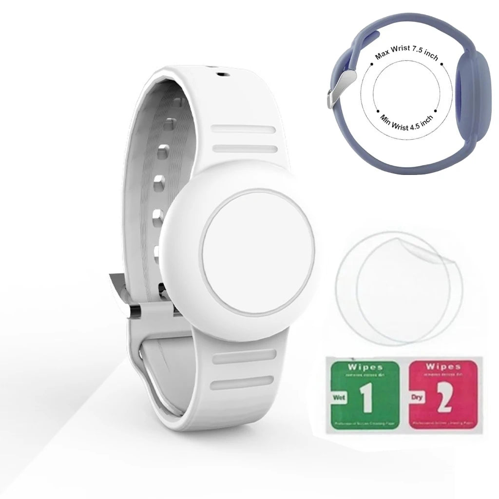 Waterproof Airtag Bracelet for Kids Soft Nylon Hidden Air Tag Wristband Full Cover Lightweight  Band for Toddler Child