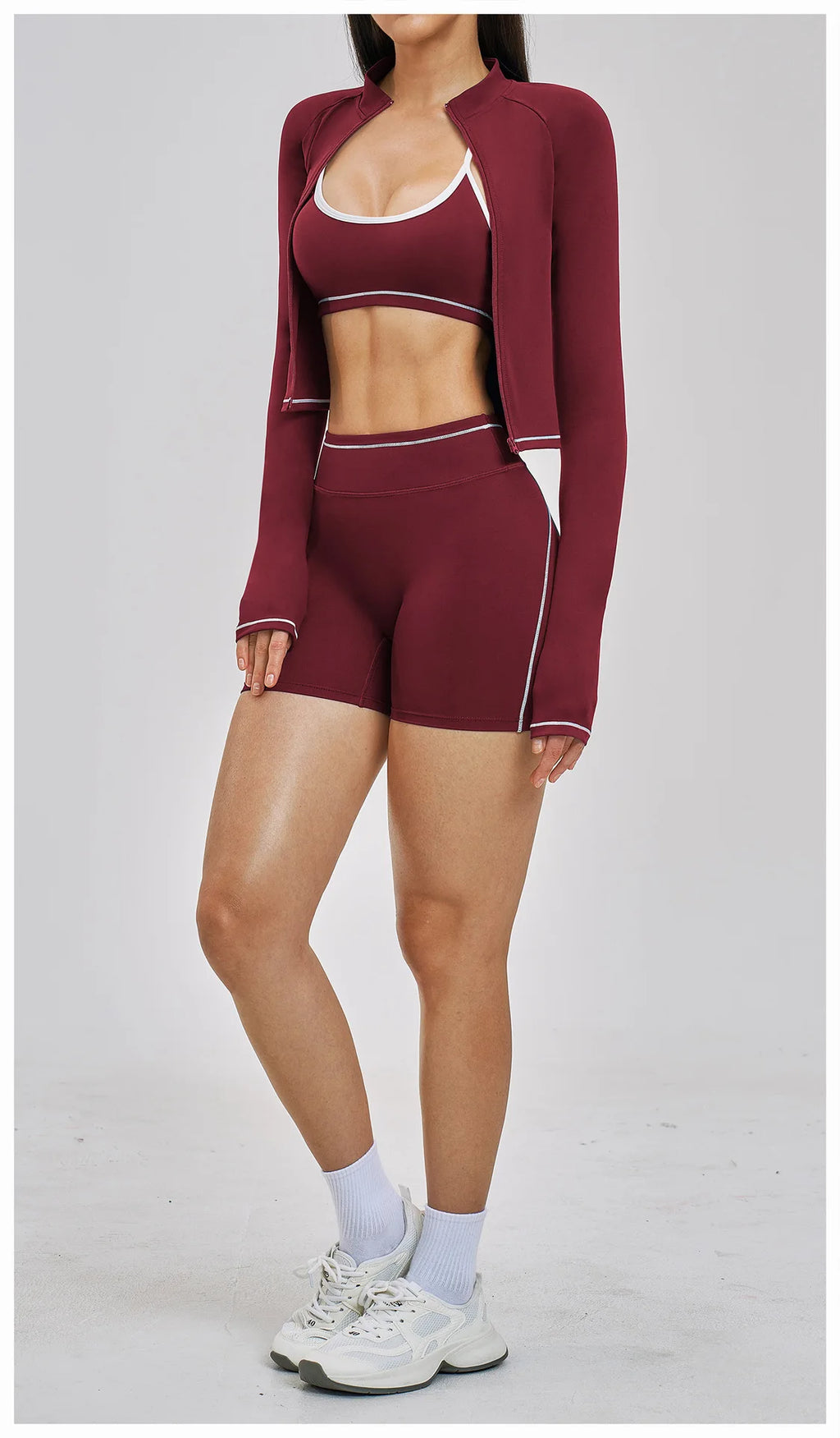 3PCS Sports Sets Woman Set Yoga Sexy Outfits Nude Feel Spring Summer Women's Gym Kit Female Fitness Clothing Outdoor Running