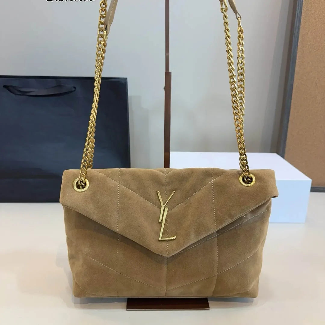 Designer Shoulder Luxury Woman Fashion Handbag Classic Womens Printed Retro Sweet Outdoors Purse Underarm Bag yslbags yslcross b