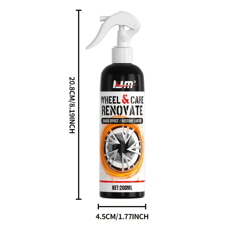 Rim cleaning spray | Multi-purpose wheel and rim iron remover | Easy-to-use trigger nozzle | Suitable for all vehicle types |