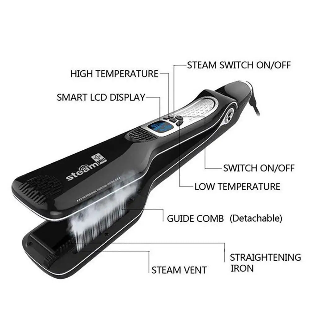 Steam Straightener Multi-function Straight Hair Splint Curling Stick Straight Curling Dual-use Spray Straight Clip