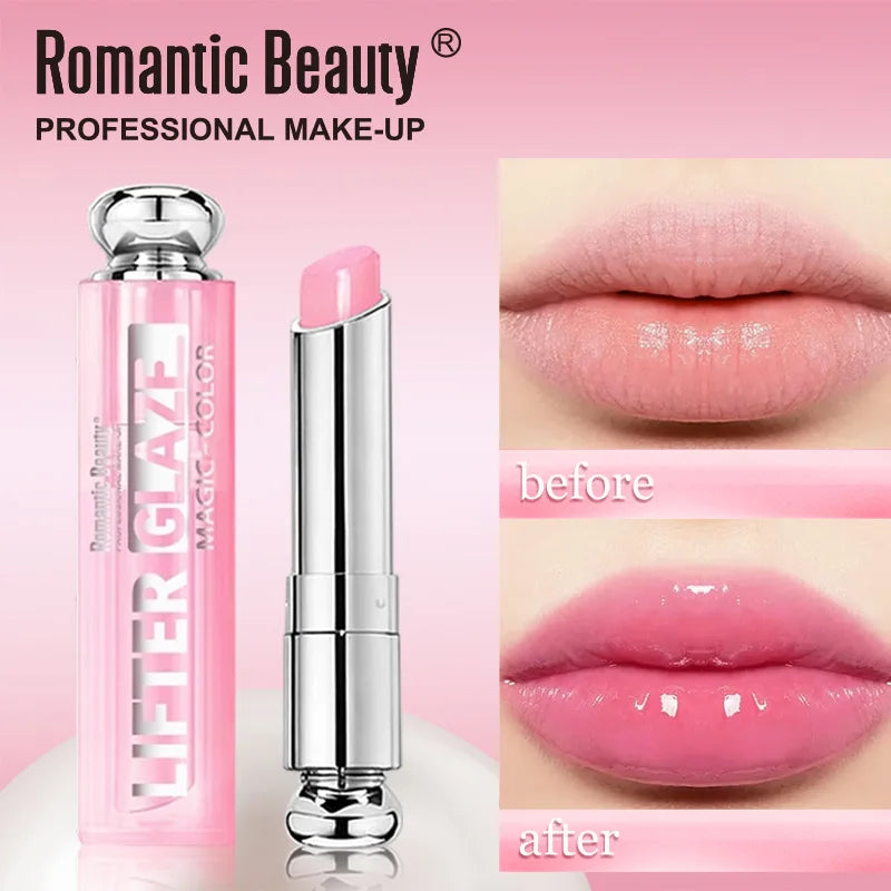 Color-Changing Lip Gloss - Hydrating & Non-Greasy Tinted Lip Oil, Mirror Shine & Plumping Effect, Moisturizing Reviving Lip Care