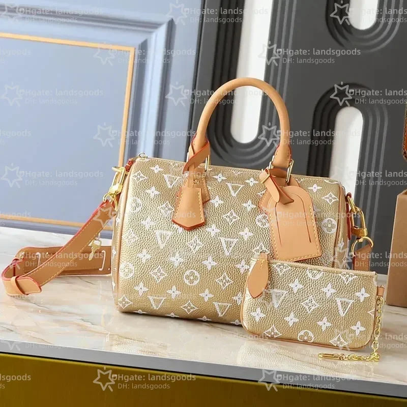 M24423 Purses Designer Bag for Women Totebag 25CM Handbag Soft Leather Crossbody Shoulder Bag Mirror Quality Luxurious Pillow Ba