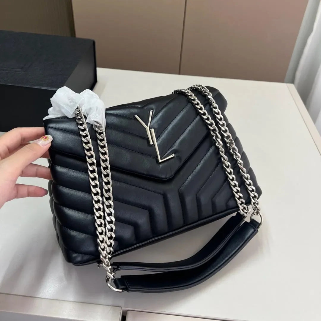 Designer Shoulder Luxury Woman Fashion Handbag Classic Womens Printed Retro Sweet Outdoors Purse Underarm Bag yslbags yslcross b