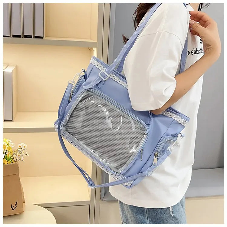 Ballet Girl Large Appetite Itabag Japanese Two-Dimension Single Shoulder Crossbody Bag Gift For Friends Women'S Handbag