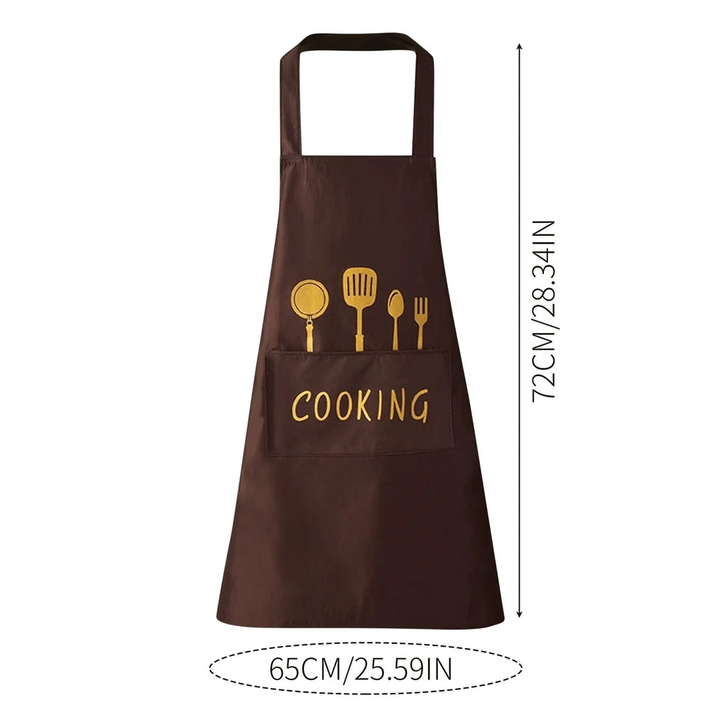 Fashion Cute Printed Apron Unisex Kitchen Cooking Apron Suitable For Cleaning Gardening Handmade Kitchen Cooking
