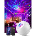Fire Galaxy Projector Star Projector Night Light Projector 360 Effects Northern Lights Lava Lamp 15 White Noise Room Lights Room