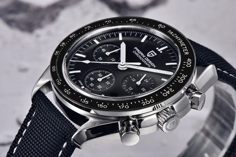 2026 New PAGANI DESIGN V5 Moon Men's Watches Top Luxury Quartz Watch For Men Chronograph Waterproof Sport Stainless Steel Clock