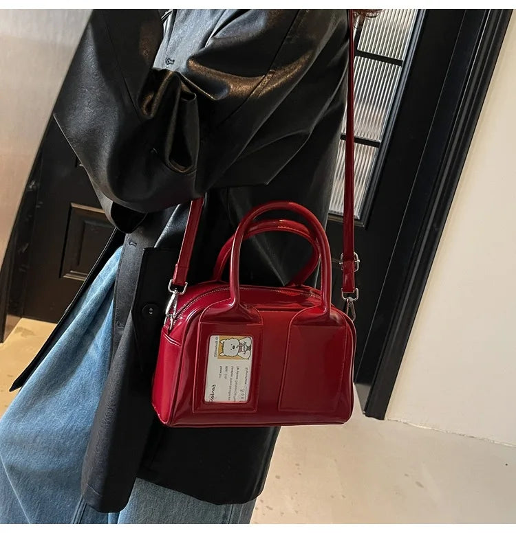2026 New Y2K Harajuku Shoulder Bag Women Korean Transparent Ita Bag Crossbody Bag Female Japanese Designer Trend Handbag Purse