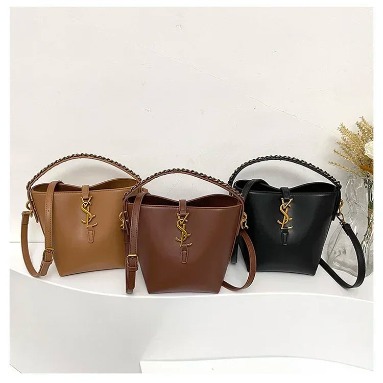 2026 Summer New! Light - Luxury Women's Bucket Bag - High - End Niche Design, Stylish Shoulder Messenger for All Occasions